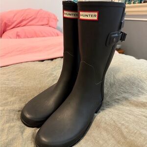 Hunter Black Rain Boots